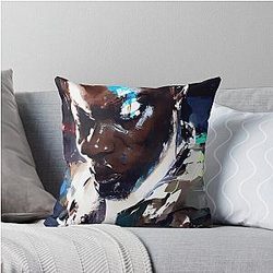 Frances Tiafoe Fired Up Throw Pillow