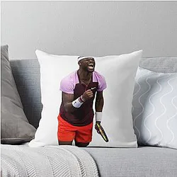 Frances Tiafoe Throw Pillow