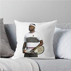 Amazing Frances Tiafoe Throw Pillow