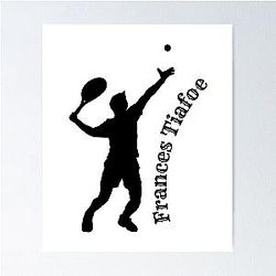 Frances Tiafoe T Shirt & Stickers Poster