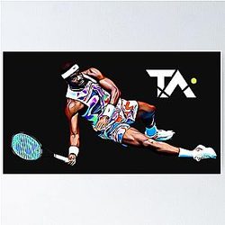 Frances Tiafoe Tennis Poster