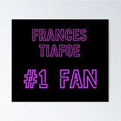 Frances Tiafoe Fan Poster
