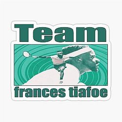 TEAM FRANCES TIAFOE TENNIS CLASSIC STICKER T-SHIRT