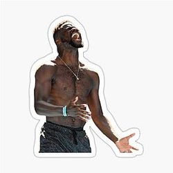 Frances Tiafoe Art Sticker