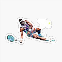Frances Tiafoe Tennis Analytics Sticker