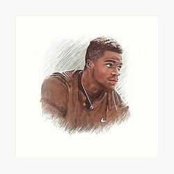 Frances Tiafoe Art Print