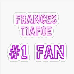 Frances Tiafoe fan Sticker