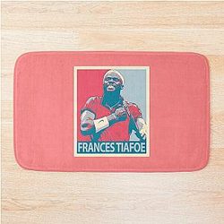 Frances Tiafoe Tennis Star Portrait - Perfect Gift for You and Friends Bath Mat