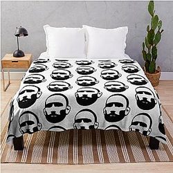Frankie Edgar Black Throw Blanket