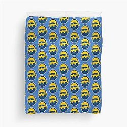 Frankie Edgar Blue Duvet Cover