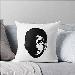 Frank Mir Black Throw Pillow