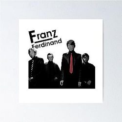 Franz Ferdinand Watercolour Poster