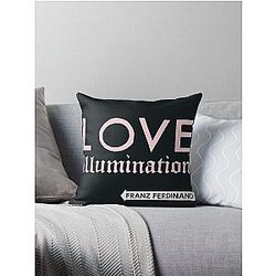 Franz Ferdinand love illumination Throw Pillow