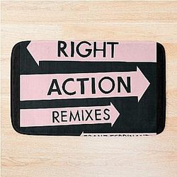 Franz Ferdinand right action Bath Mat