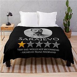 History Meme - Archduke Franz Ferdinand - World War I Throw Blanket