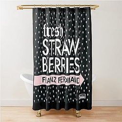 Franz Ferdinand fresh strawberries Shower Curtain