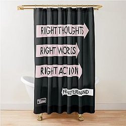 Franz Ferdinand right thoughts right words right action Shower Curtain