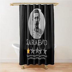 History Meme - Archduke Franz Ferdinand - World War I Shower Curtain