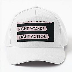 Franz Ferdinand right thoughts right words right action Baseball Cap