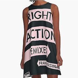Franz Ferdinand right action A-Line Dress
