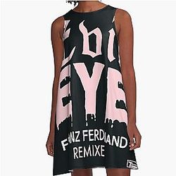 Franz Ferdinand evil eye A-Line Dress