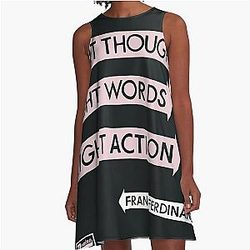Franz Ferdinand right thoughts right words right action A-Line Dress