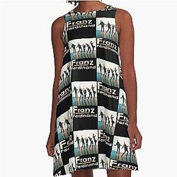 Franz Ferdinand Group Band Music A-Line Dress
