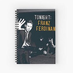Franz Ferdinand tonight franz ferdinand Spiral Notebook