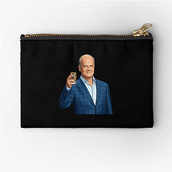 Frasier Crane Analysis Deep thought Frasier Crane Zipper Pouches