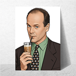 Frasier Crane Seattle Iconic voice Frasier Crane Posters