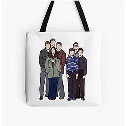 Freaks and Geeks Hoofdteken Alles over afdrukken tote tas