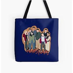 Freaks and Geeks Overal afdrukken tote tas