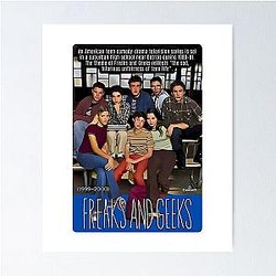Freaks and Geeks Een cultklassieker over tieners navigeren middelbare school in de jaren '80 Poster
