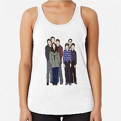 Freaks and Geeks Hoofdteken Racerback Tank Top