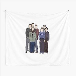 Freaks and Geeks Hoofdtekens Tapestry
