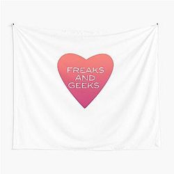 I love Freaks Geeks Tapestry