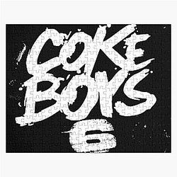 Typography Montana Coke Boys Jigsaw Puzzle