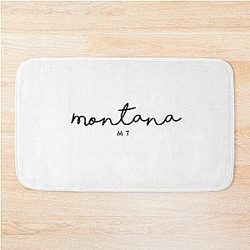 Bath Mat for Montana State of America