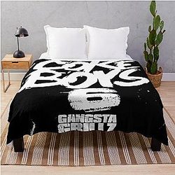 Typography Montana Coke Boys Throw Blanket