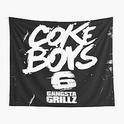 Typography Montana Coke Boys Tapestry