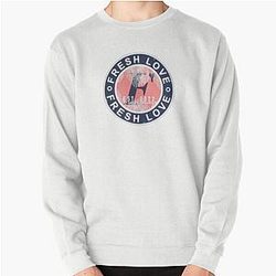 Fresh Love Athletic Apparel Est. 2022 Red and Blue Circle Pullover Sweatshirt