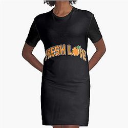 fresh love    Graphic T-Shirt Dress