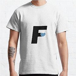Fresh Love F Blue Classic T-Shirt
