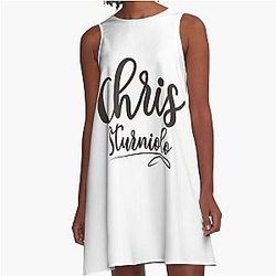 Chris Sturniolo     A-Line Dress