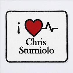 I Love Chris Sturniolo Mouse Pad