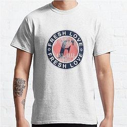 Fresh Love Athletic Apparel Est. 2022 Red and Blue Circle Classic T-Shirt
