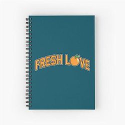 fresh love    Spiral Notebook