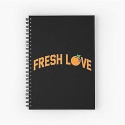 fresh love Spiral Notebook