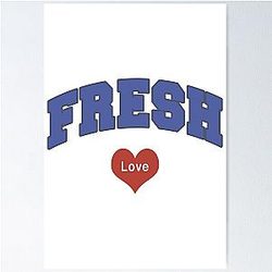 Fresh Love Merch Fresh Love Logo Poster