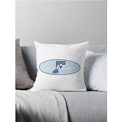 Fresh Love Vintage Stars Blue Throw Pillow